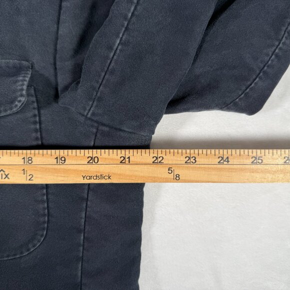 Arthur and Fox Blazer Pea Coat Men Size L 52 Blue Pockets Button Closure Jacket - Picture 5 of 15